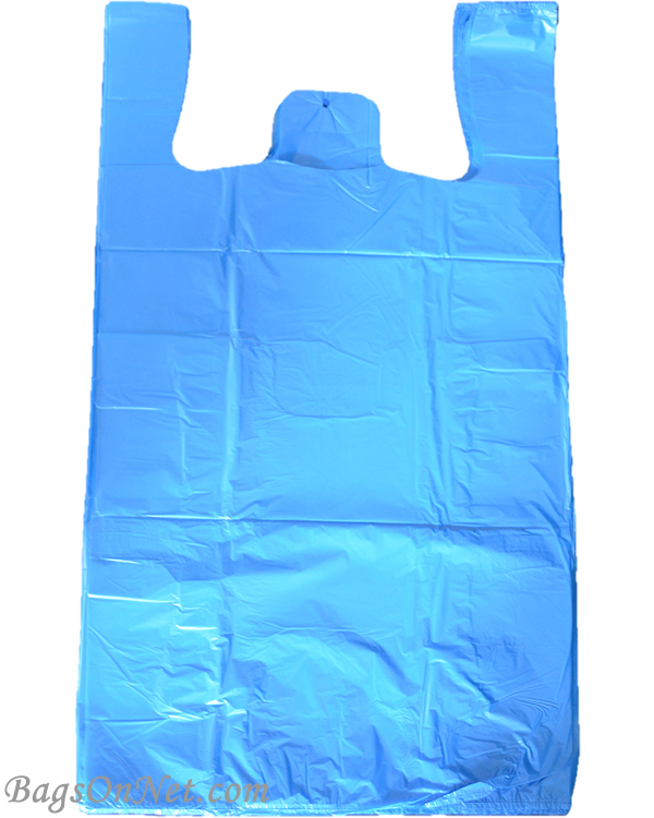 Extra Large Blue Strong Plastic Shopping Bags - 50NP15BL45 - BagsOnNet
