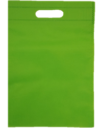 Green, Die-Cut Handle Party Favors Goodie Bags